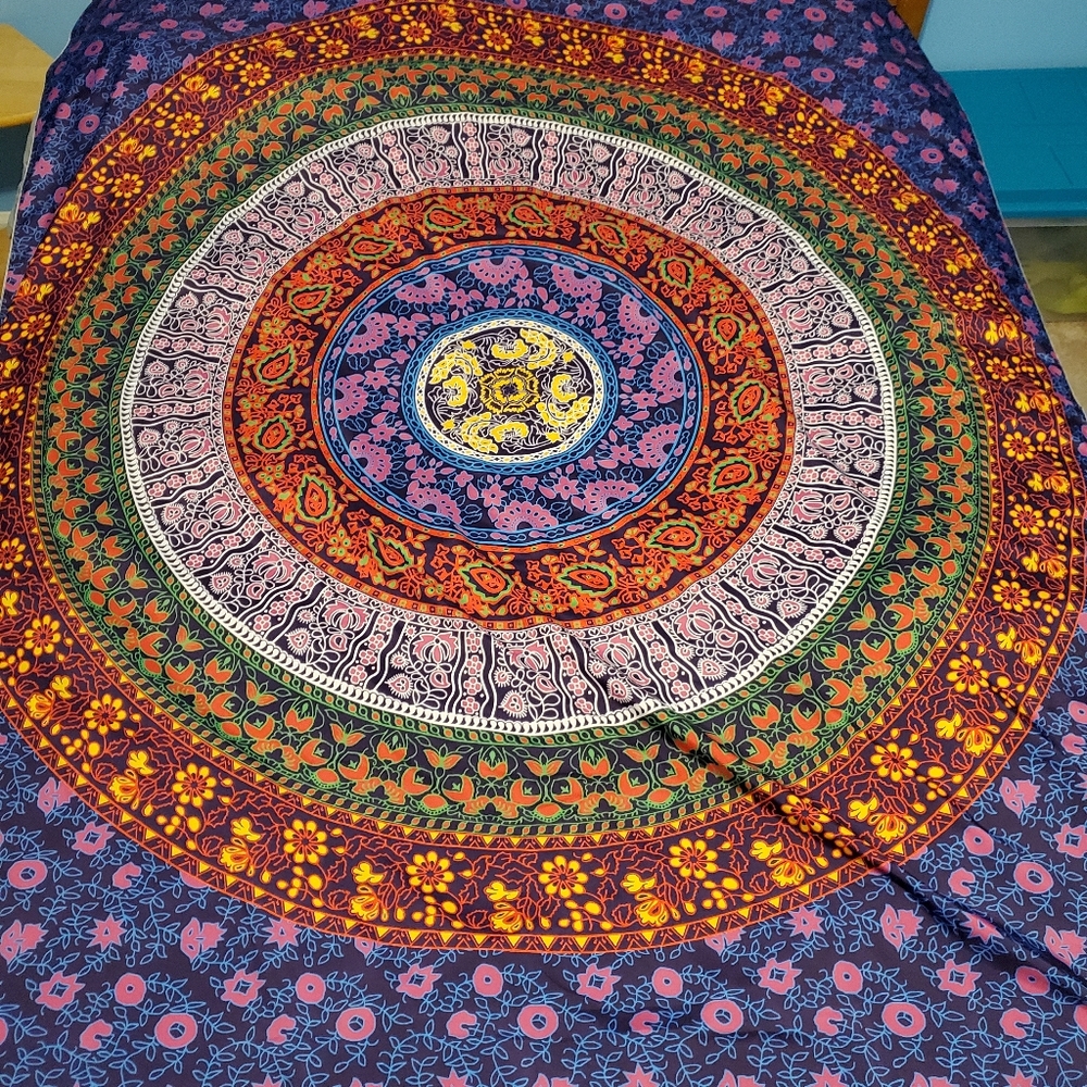 Colorful Boho Paisley Tapestry